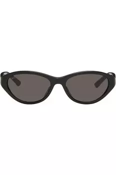 Солнцезащитные очки Neo oval 2.0 Balenciaga, черный
