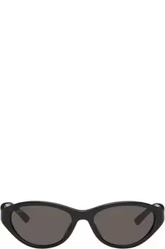 Солнцезащитные очки Neo Oval 2.0 черного цвета Balenciaga