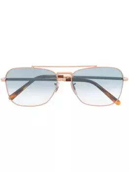 Солнцезащитные очки New Caravan Ray-Ban, металлик