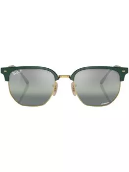 Солнцезащитные очки New Clubmaster Ray-Ban, зеленый