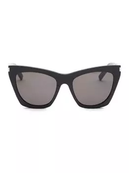 Солнцезащитные очки New Wave 214 Kate 55 мм Saint Laurent, черный