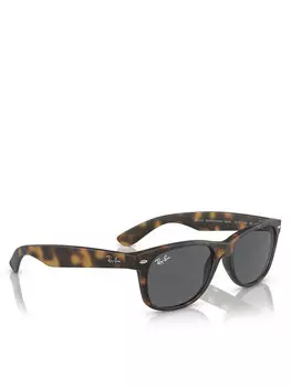 Солнцезащитные очки New Wayfarer 0RB2132 Ray-Ban, коричневый