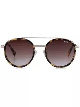 Солнцезащитные очки Nico A.P.C., коричневый