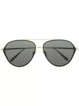 Солнцезащитные очки Noa в массивной оправе Linda Farrow, золотой