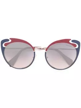Солнцезащитные очки 'Noir' Miu Miu Eyewear, красный
