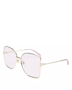 Солнцезащитные очки Not A Fork Squared, 62 мм Gucci