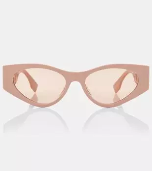 Солнцезащитные очки o'lock в кошачьем глазу Fendi, розовый