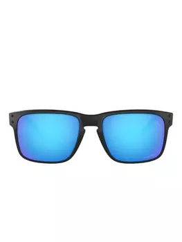 Солнцезащитные очки Oakley Holbrook квадратной формы с полировкой, черный