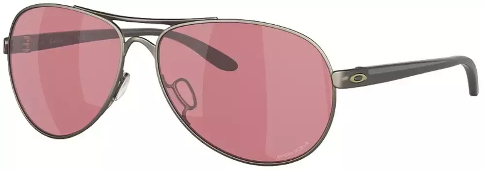 Солнцезащитные очки Oakley с обратной связью, цвет Satin Gunmetal/Prizm Dark Golf