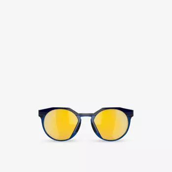 Солнцезащитные очки Oakley в ацетатной оправе круглые, синий