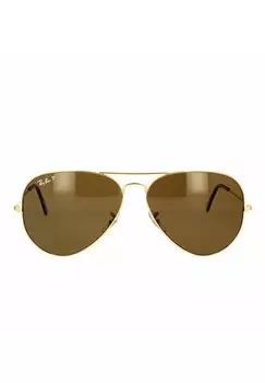 Солнцезащитные очки Occhiali Da Sole Ray-Ban Aviator Large Metal Rb3025 112/4L Ray-Ban, золотого цвета