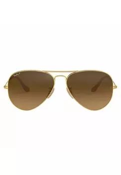 Солнцезащитные очки Occhiali Da Sole Ray-Ban Aviator Large Metal Rb3025 112/4L Ray-Ban, золотого цвета