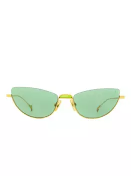 Солнцезащитные очки Odaiba в оправе 'кошачий глаз' Eyepetizer, золотой