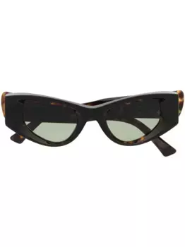 Солнцезащитные очки Odeon в оправе 'кошачий глаз' Balenciaga Eyewear, коричневый