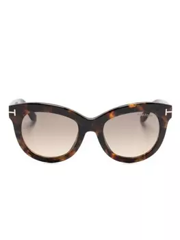 Солнцезащитные очки Одетт TOM FORD Eyewear, коричневый