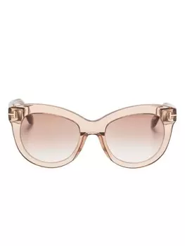 Солнцезащитные очки Odette TOM FORD Eyewear, коричневый