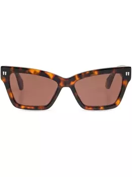 Солнцезащитные очки Off-White Eyewear Cincinnati, коричневый
