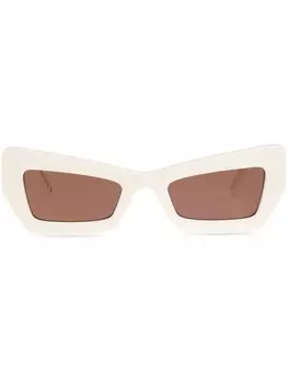 Солнцезащитные очки Off-White Eyewear Virgil в квадратной оправе, белый