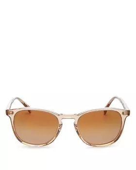 Солнцезащитные очки Oliver Peoples Finley Square, 51 мм, желтый