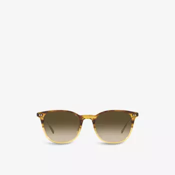Солнцезащитные очки Oliver Peoples x Brunello Cucinelli OV5482S Gerardo в квадратной оправе из ацетата и металла Oliver Peoples, коричневый