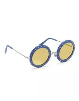 Солнцезащитные очки "Оливия" PHILIPP PLEIN, цвет azzurro/giallo/normal/nickel