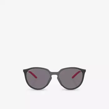 Солнцезащитные очки Oo9288 Sielo с круглой оправой и матовыми линзами Oakley, черный