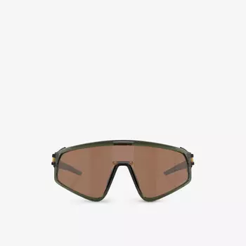 Солнцезащитные очки Oo9404 из ацетата с защитной оправой и защелкой Oakley, зеленый