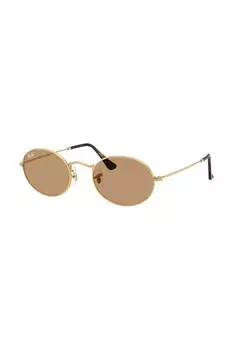 Солнцезащитные очки OVAL Ray-Ban, желтый