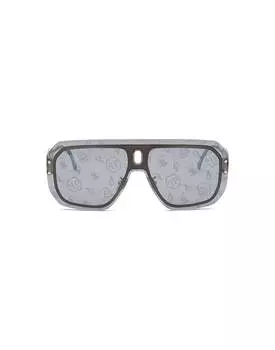 Солнцезащитные очки Oversize PLEIN ADVENTURE MASK Philipp Plein, цвет Smoked Glass
