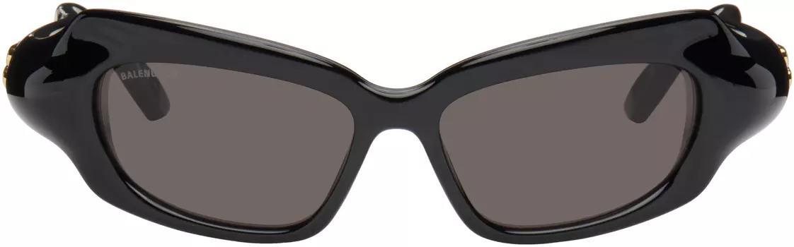 Солнцезащитные очки Palazzo Rectangle черного цвета Balenciaga