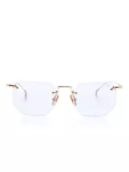 Солнцезащитные очки Panthere в безободковой оправе Eyepetizer, розовый