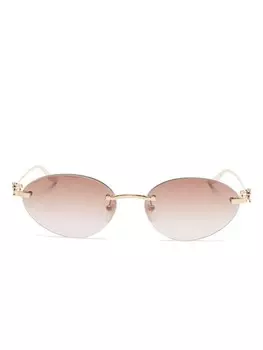 Солнцезащитные очки Panthre Cartier Eyewear, золотой
