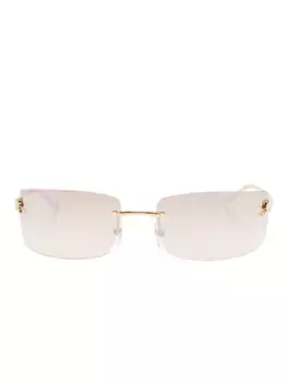Солнцезащитные очки Panthre De Cartier Cartier Eyewear, золотой
