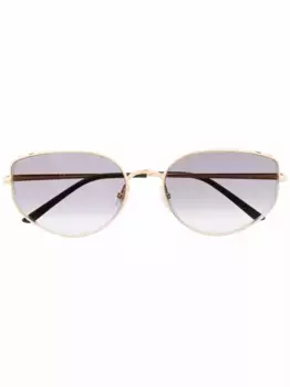 Солнцезащитные очки Panthre de Cartier в оправе 'кошачий глаз' Cartier Eyewear, черный