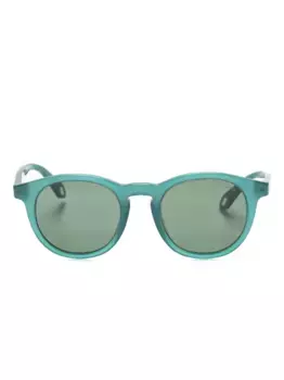 Солнцезащитные очки Panto в круглой оправе GIORGIO ARMANI, зеленый