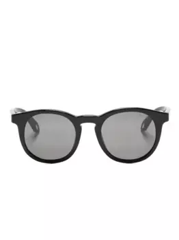 Солнцезащитные очки Panto в круглой оправе GIORGIO ARMANI, черный