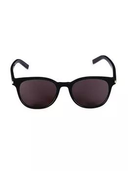 Солнцезащитные очки Pantos 52MM Saint Laurent, черный