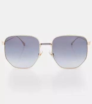 Солнцезащитные очки Pegaso в квадратной оправе Etro, золотой