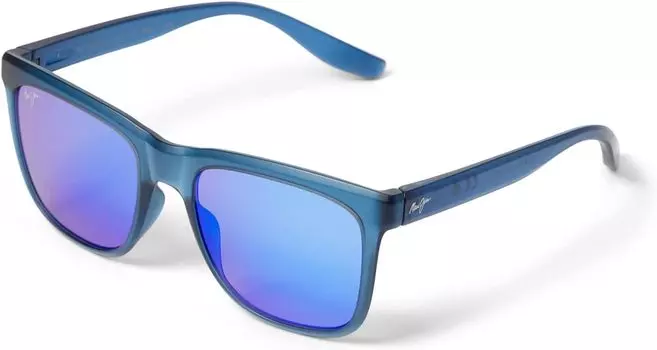 Солнцезащитные очки Pehu Maui Jim, цвет Matte Navy/Blue Hawaii