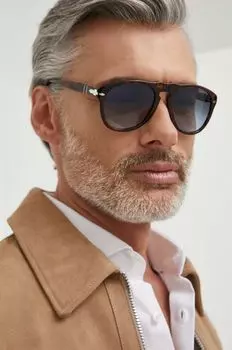 Солнцезащитные очки Persol, коричневый