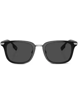 Солнцезащитные очки Peter в квадратной оправе Burberry Eyewear, черный