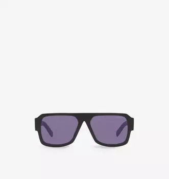 Солнцезащитные очки-пилот Pr 22ys из ацетата Prada, черный