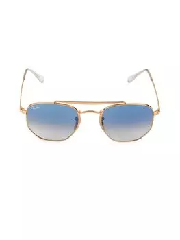 Солнцезащитные очки-пилоты 51MM Ray-Ban, цвет Blue Gradient
