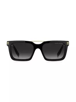 Солнцезащитные очки-пилоты 54MM Marc Jacobs, черный