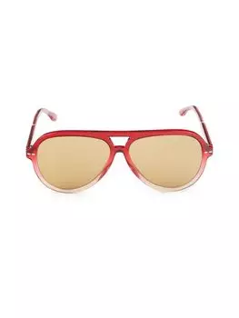 Солнцезащитные очки-пилоты 59MM Isabel Marant, цвет Red Gold