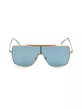 Солнцезащитные очки-пилоты 60MM Ray-Ban, цвет Blue Gold