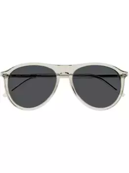 Солнцезащитные очки-пилоты 667 Saint Laurent Eyewear, нейтральный