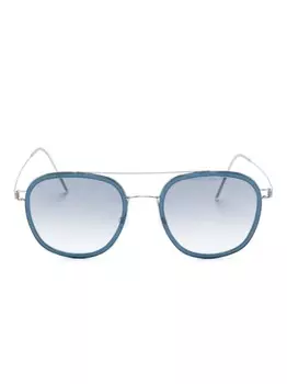 Солнцезащитные очки-пилоты 8205 Lindberg, серебряный