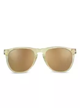 Солнцезащитные очки-пилоты Amboy Serengeti Eyewear, золотой