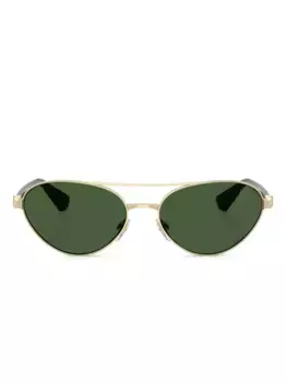 Солнцезащитные очки-пилоты BE3165 Burberry Eyewear, золотой